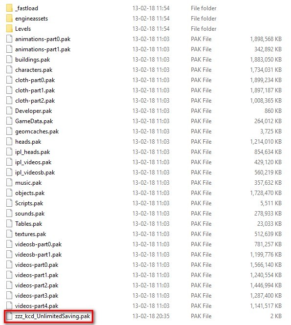 Сохранения без ограничений