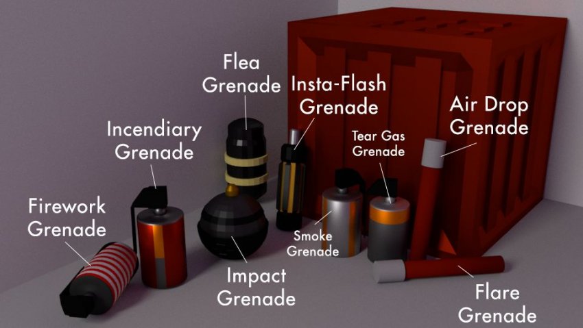 Tactical Grenades Pack