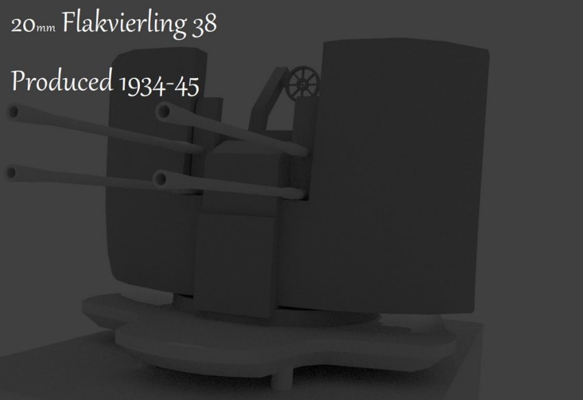 20mm Flakvierling 38