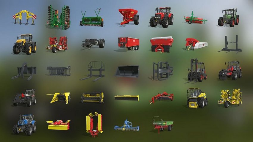 Новейшие тракторы и комбайны в Farming Simulator 2019