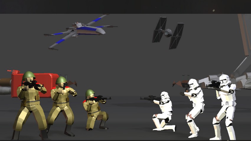 Ravenfield моды на технику star wars