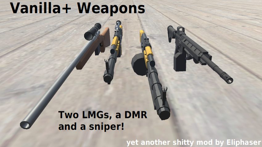 Vanilla+ Weapons pack