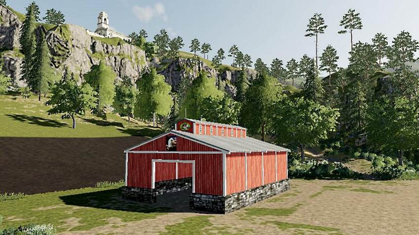 Small Open Ended Storage Barn