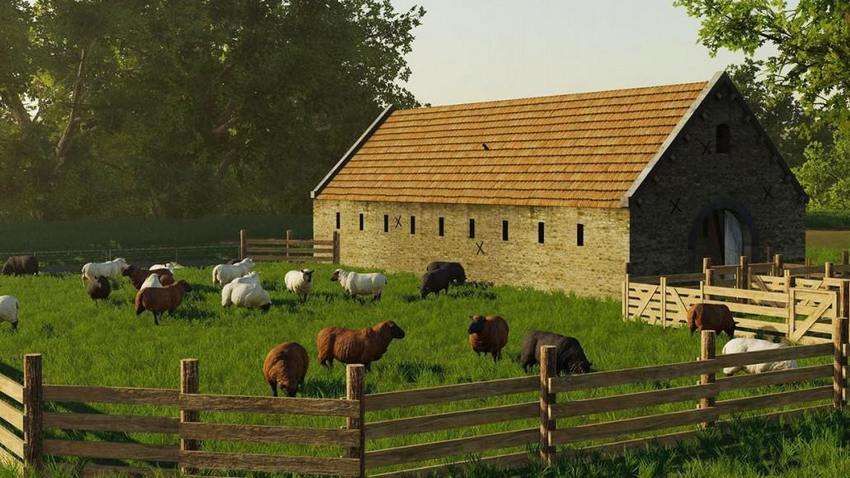 Old Building Sheep Placeable