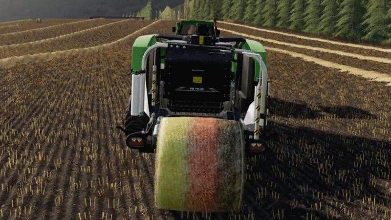 Round Bales Texture (Mesh)