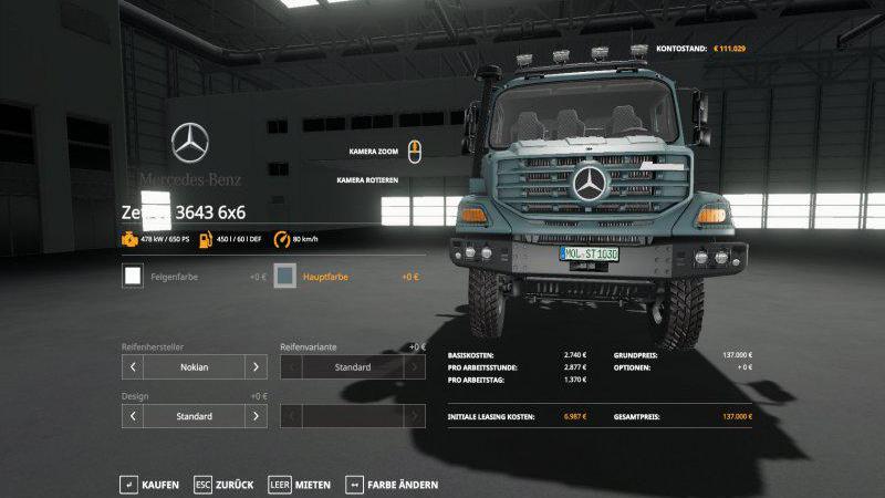 Mercedes Zetros 3643 6×6