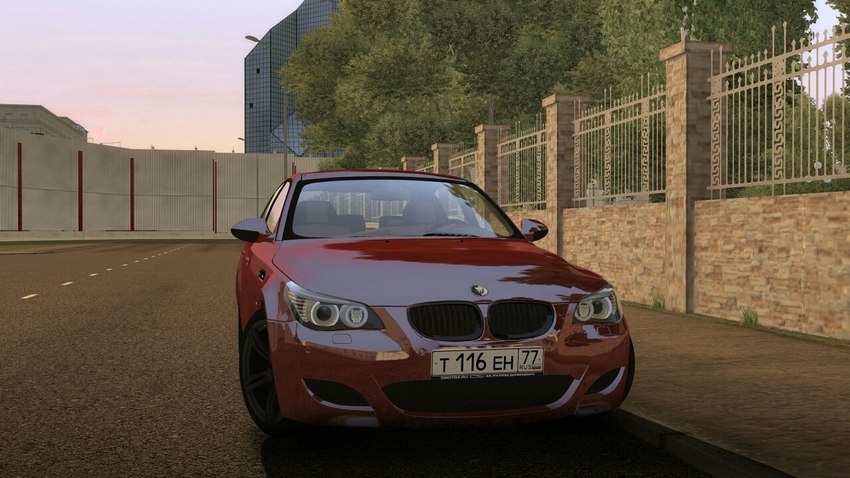 BMW M5 тень