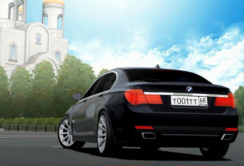 Мод «BMW 740d F01» для City Car Driving