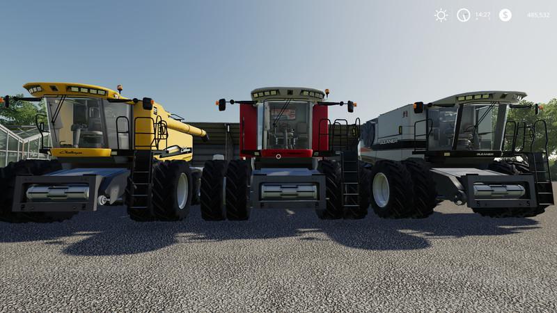 Пак роторных комбайнов AGCO