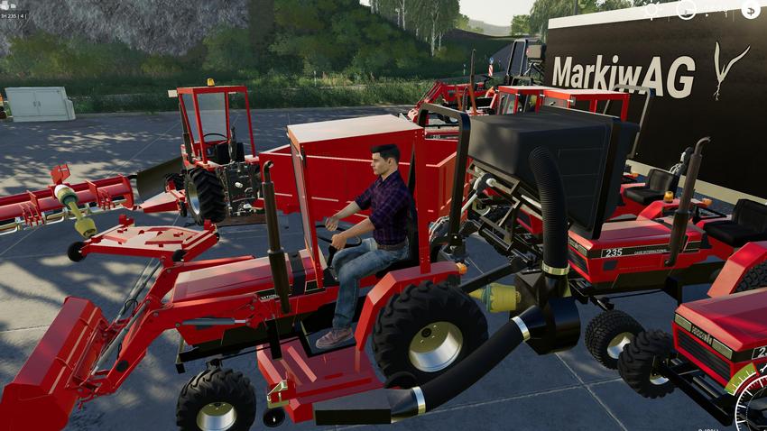 CASE IH 235 lawn Tractor and Car Hauler Mod Pack