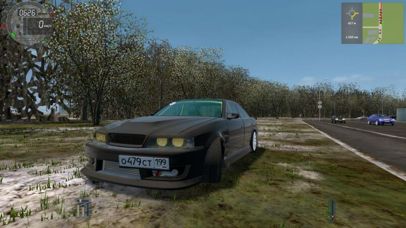 Toyota Chaser Turbo JZX100 дрифт корч