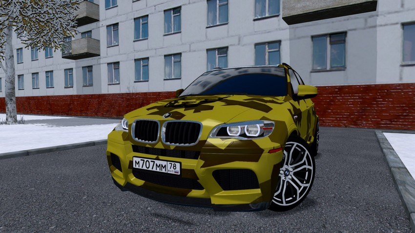 Скачать мод «BMW X5M Gold Edition Давидыч» для City Car ...