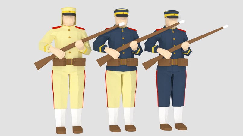 Human Bullets - Meiji Era Uniforms