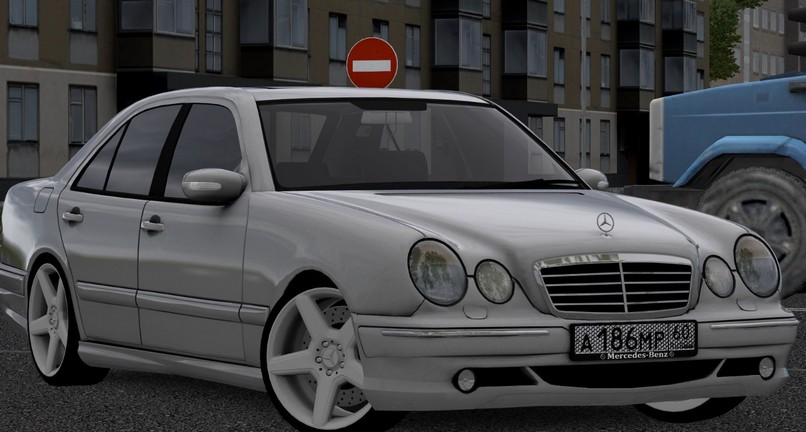 Скачать мод «Mercedes W210 E270 CDI» для City Car Driving