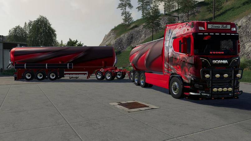 Scania bulk and trailer