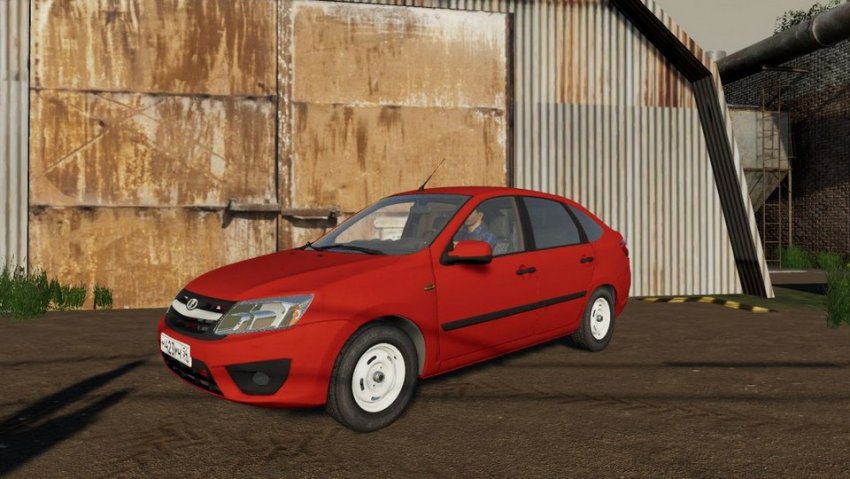 Мод «Lada Granta Liftback» для Farming Simulator 2019