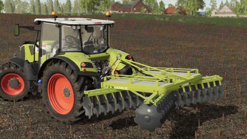 Мод «Lizard 32 Disc Harrows» для Farming Simulator 2019