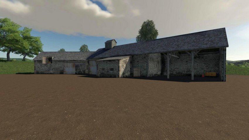 Old Stone Barn Placeable