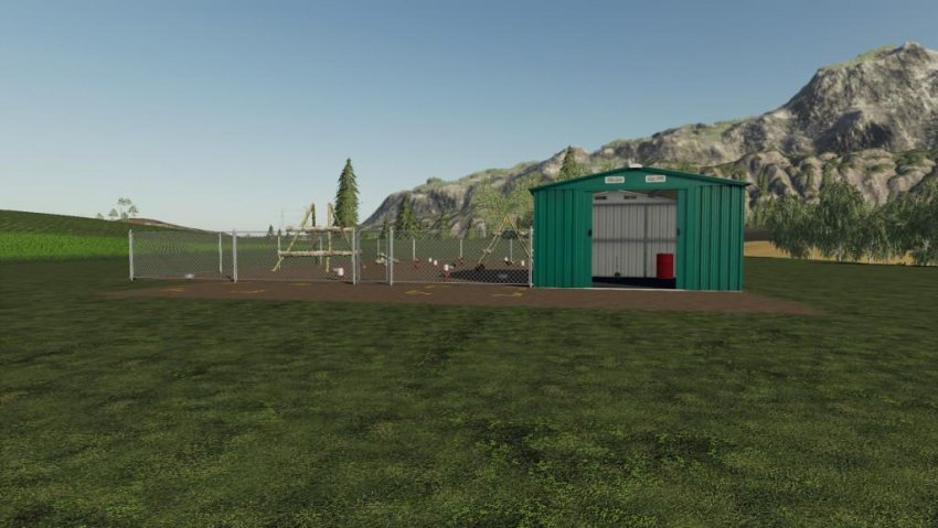 Metal Fence Chicken Stable