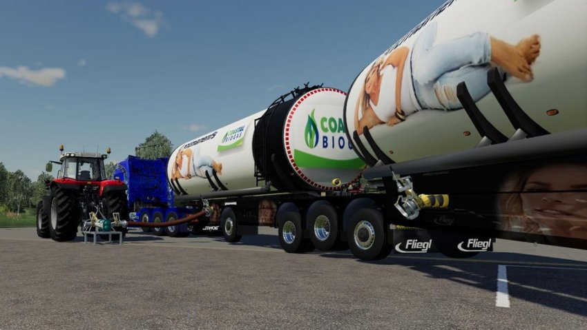 Fliegl Semi Roadtrain Biogas Trailer