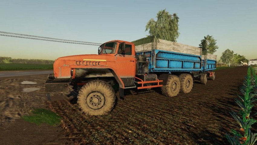 Урал 4320 СельХоз и Прицеп