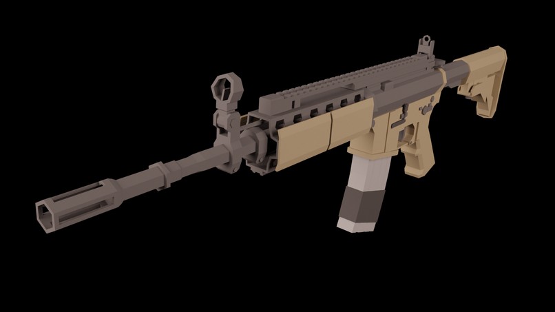 Американский автоматический карабин Colt M4A1 с режимом стрельбы короткими ...