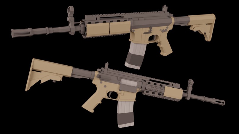 MW2 M4A1 (требуется бета-ветка !!!)