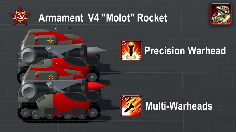 C&C Red Alert3:V4 rocket launcher