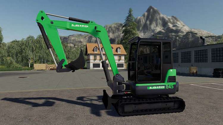 LAHO mini excavator (E45 Bobcat)