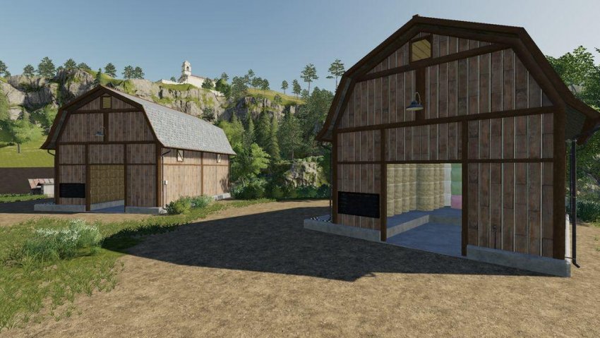 Bale Storage Barns