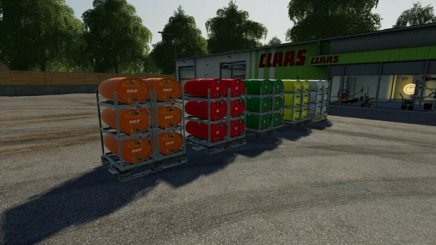 Pallets With Barrels