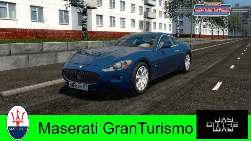 Мод Maserati GranTurismo для City Car Driving