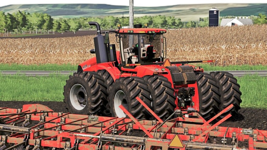 Case IH AFS Connect Steiger Series для Farming Simulator 19.